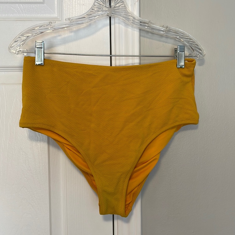 Aerie L yellow bikini bottom